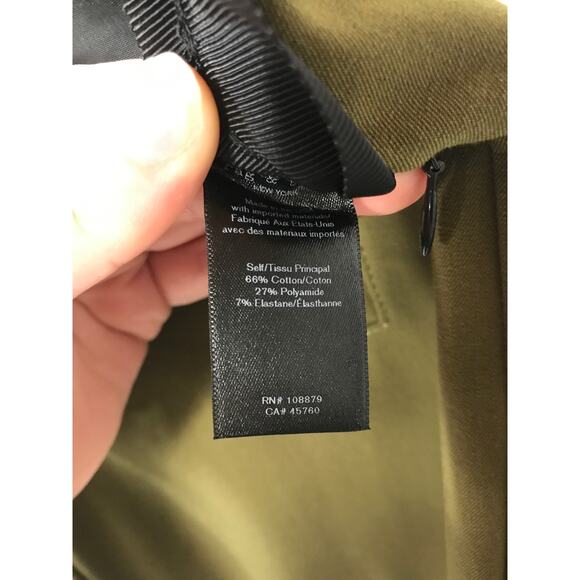 Rag & Bone Women's 2 Green Zip Simone Pants Office Everyday Sleek Capsule - Picture 6 of 11